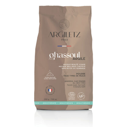 Argile ghassoul en poudre ultra ventilée