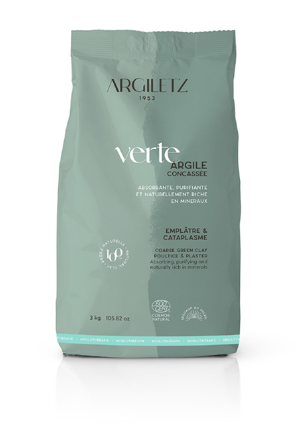 Argile verte concassée - Certifiée COSMOS NATURAL**