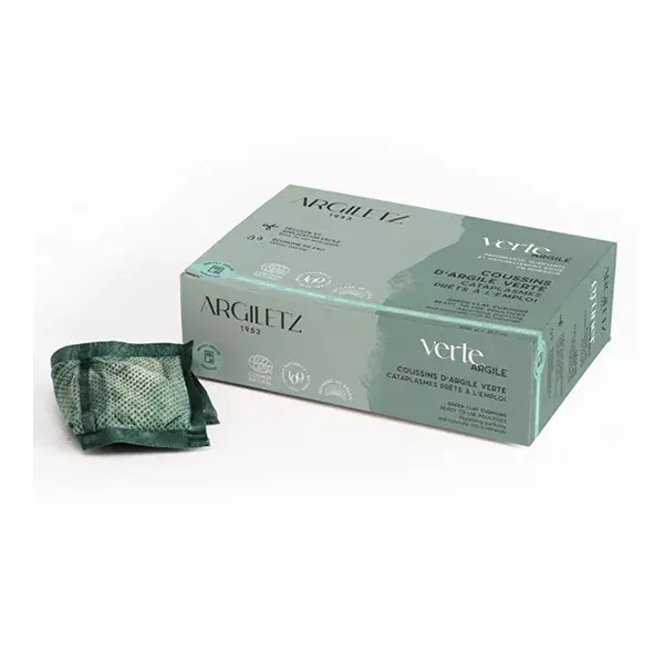 Coussins d'argile verte® prêts-à-l'emploi