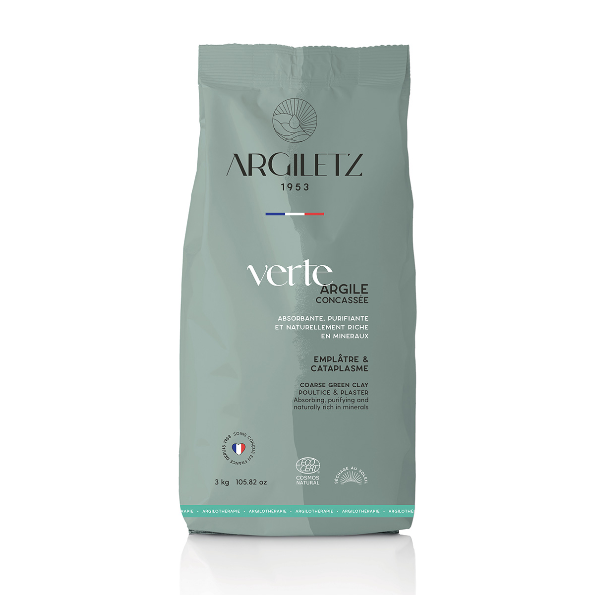 Argile verte concassée - Certifiée COSMOS NATURAL**