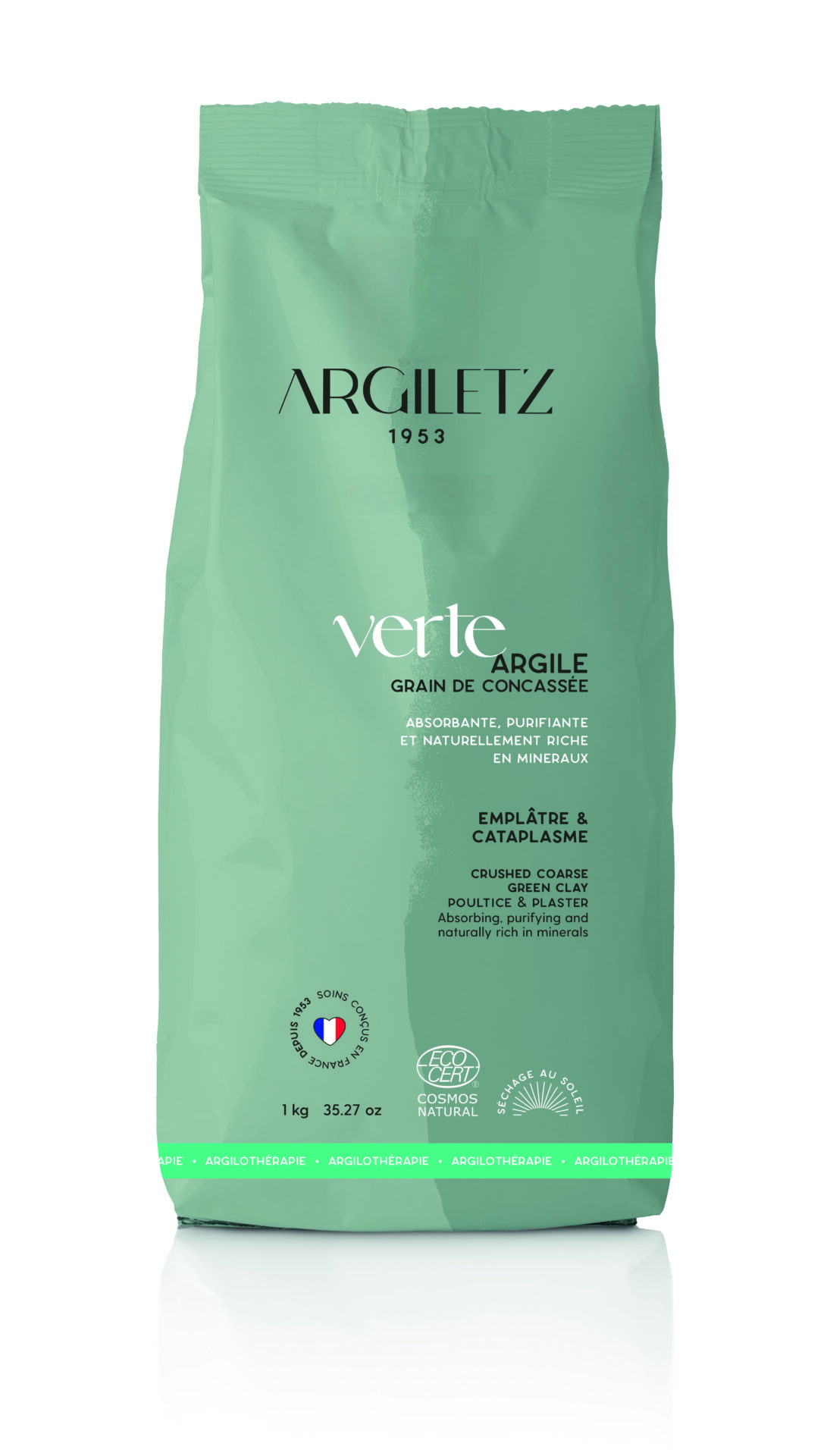 Argile verte grain de concassée - Certifiée COSMOS NATURAL**