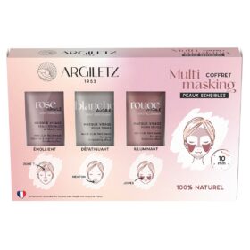 Coffret trio de mini masques à l'argile peaux sensibles