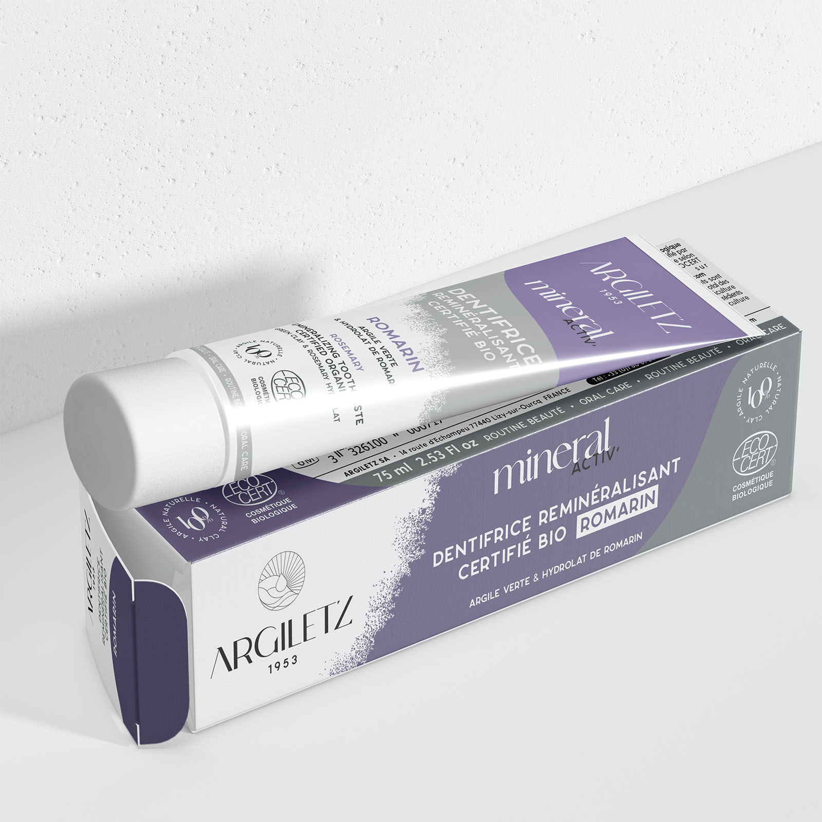 DENTIFRICE REMINÉRALISANT CERTIFIÉ BIO* ROMARIN