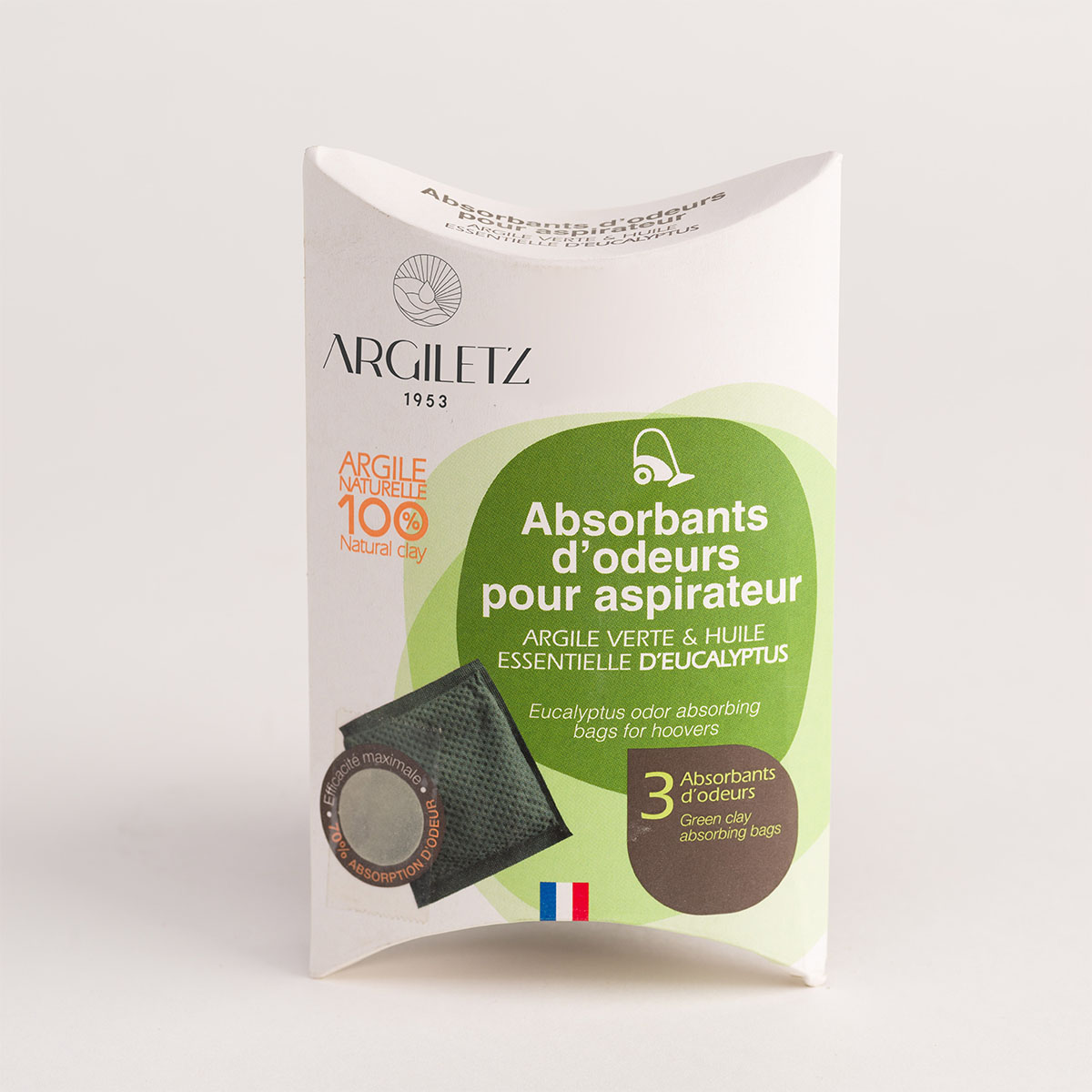 Absorbant d'odeur pour aspirateurs parfum eucalyptus