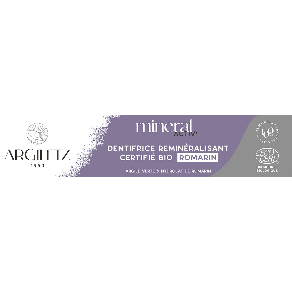 DUO dentifrice REMINÉRALISANT CERTIFIÉ BIO* romarin + brosse à dents en bambou